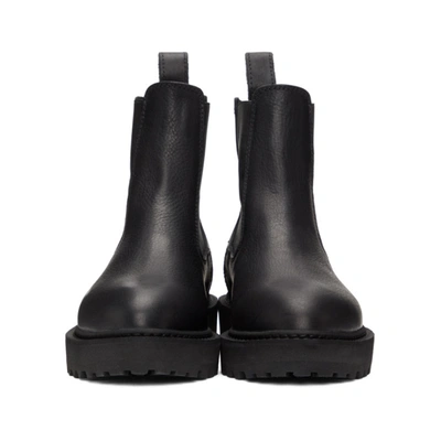 Shop Diemme Black Alberone Chelsea Boots In Black Leath