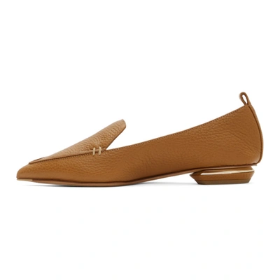 Shop Nicholas Kirkwood Tan Beya Loafers In M27 Tan