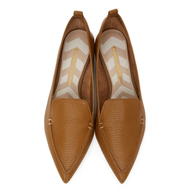 Shop Nicholas Kirkwood Tan Beya Loafers In M27 Tan