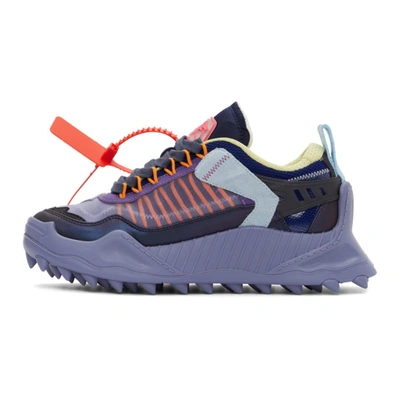 Shop Off-white Purple Odsy-1000 Sneakers In Violet