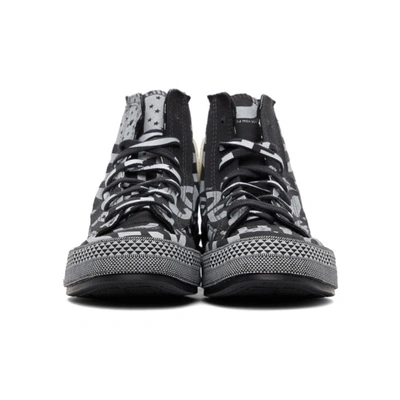 Shop Telfar Black & White Converse Edition Chuck 70 High Sneakers In Wbw