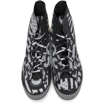Shop Telfar Black & White Converse Edition Chuck 70 High Sneakers In Wbw