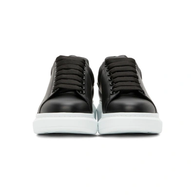 Shop Alexander Mcqueen Black & White Oversized Sneakers In 1000 Black
