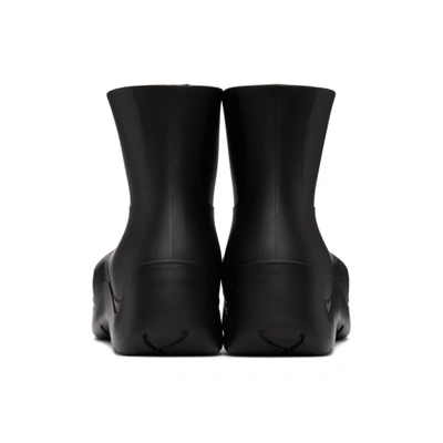Shop Bottega Veneta Black Matte 'the Puddle' Boots In 1000 Black