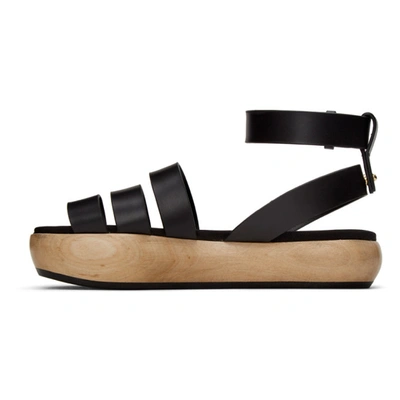 Shop Neous Black Grobya 30mm Sandals