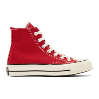 Shop Converse Red Chuck 70 High Sneakers
