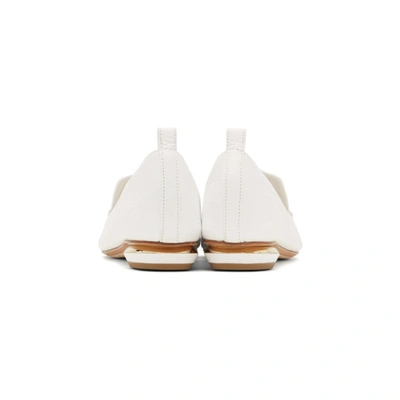 Shop Nicholas Kirkwood White Beya Loafers In W01 White