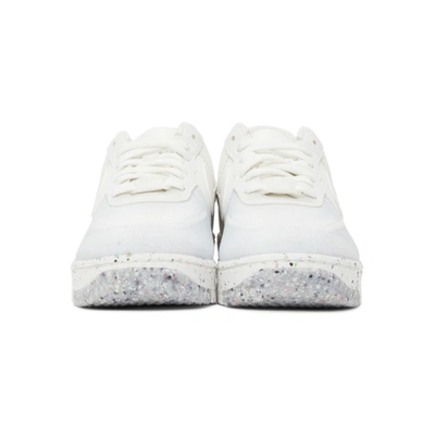Shop Nike White Air Force 1 Crater Sneakers In 100 White