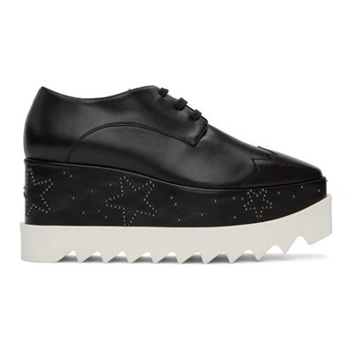 Shop Stella Mccartney Black Elyse Stars Derbys In 1000 Black