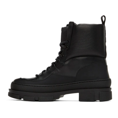 Shop Ganni Black Hiking Boots In 099 Black