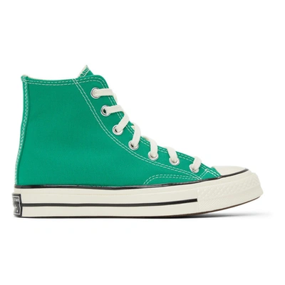 Converse Chuck 70 Recycled Canvas Hi Sneaker In Court Green | ModeSens
