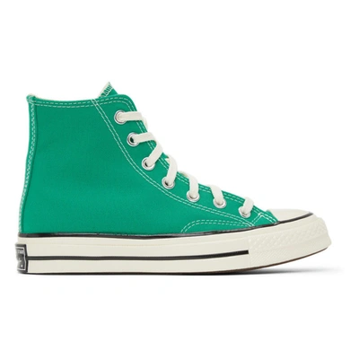 Shop Converse Green Chuck 70 High Sneakers In Court Green