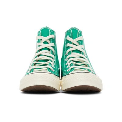 Shop Converse Green Chuck 70 High Sneakers In Court Green