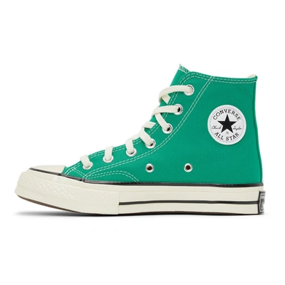 Shop Converse Green Chuck 70 High Sneakers In Court Green