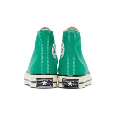 Shop Converse Green Chuck 70 High Sneakers In Court Green