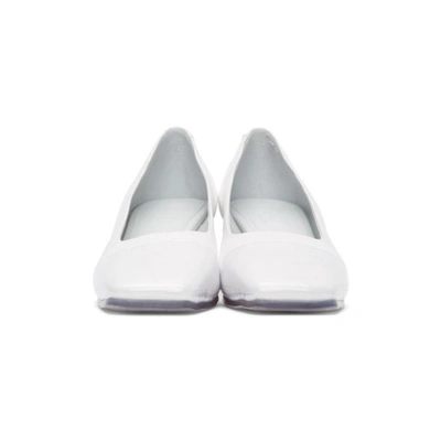 MM6 MAISON MARGIELA 白色透明鞋底中跟鞋