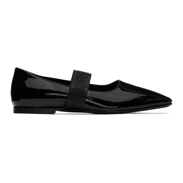 burberry patent flats