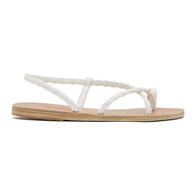 Shop Ancient Greek Sandals White Fysi Sandals