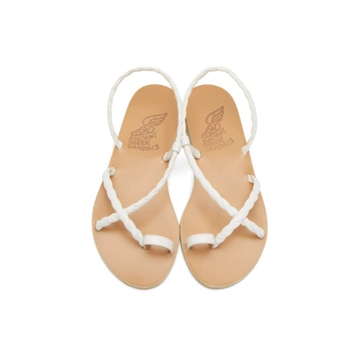 Shop Ancient Greek Sandals White Fysi Sandals