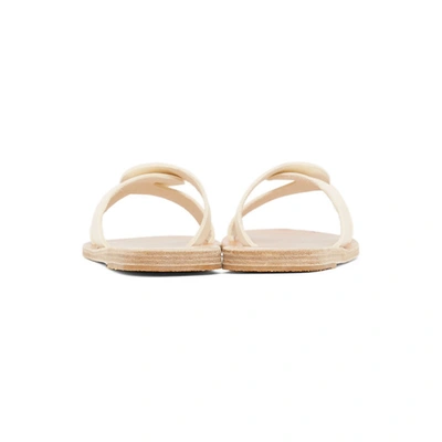 Shop Ancient Greek Sandals Off-white Desmos Sandals In Off White