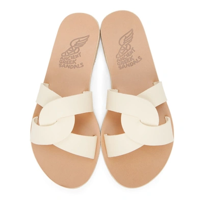 Shop Ancient Greek Sandals Off-white Desmos Sandals In Off White