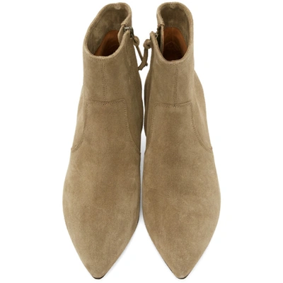 Shop Isabel Marant Beige Derst Boots In 50ta Taupe