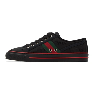 Shop Gucci Black  Tennis 1977 Off The Grid Low-top Sneakers In 1072 Black/
