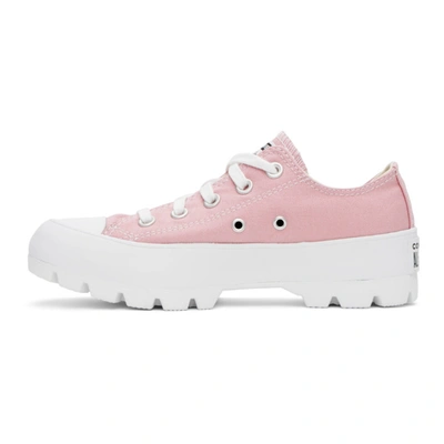 Shop Converse Pink Lugged Chuck Taylor All Star Sneakers In Lotus Pink