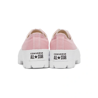 Shop Converse Pink Lugged Chuck Taylor All Star Sneakers In Lotus Pink