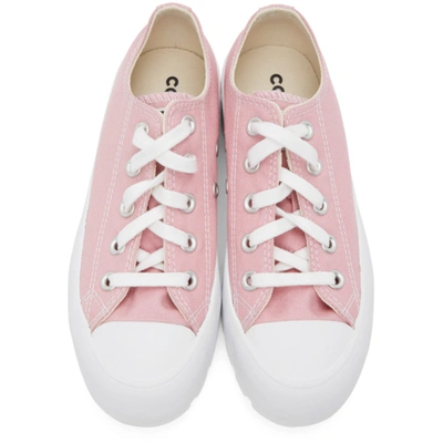 Shop Converse Pink Lugged Chuck Taylor All Star Sneakers In Lotus Pink