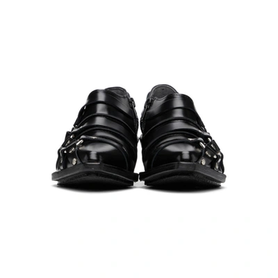Shop Junya Watanabe Black Harness Low Heels In 1 Black