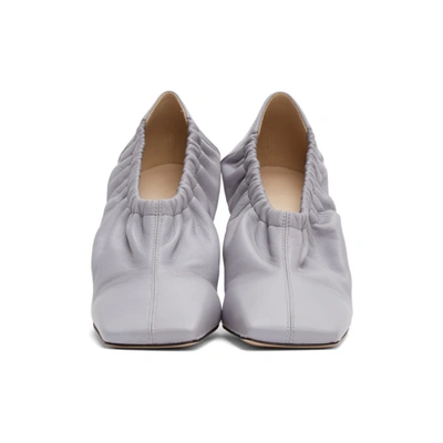 Shop Wandler Grey Mia Mules In 3002 Concre