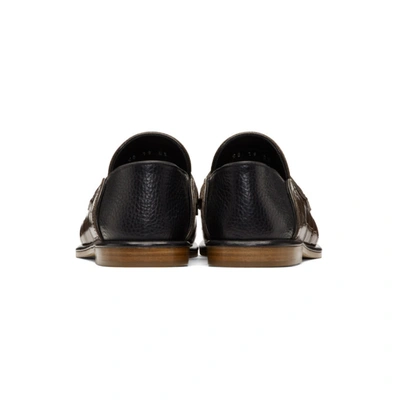 Shop Loewe Brown Croc Slip-on Loafers In 3101 Brown