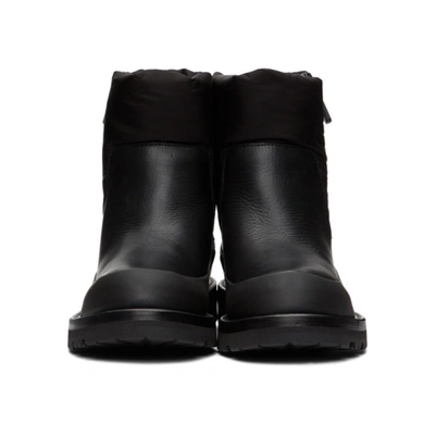 Shop Moncler Black Rain Don't Care Boots In 999 Black