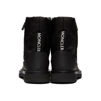 Shop Moncler Black Rain Don't Care Boots In 999 Black