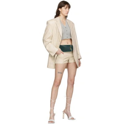 Shop Jacquemus Off-white ‘les Sandales Adour' Heeled Sandals In Off White
