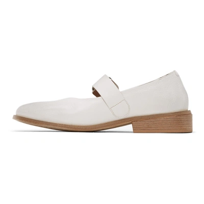 Shop Marsèll Marsell White Buckle Marcellina Shoes In 110 White