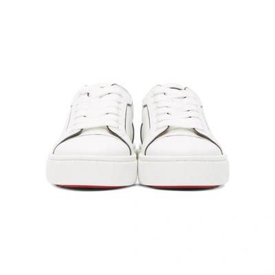 Shop Christian Louboutin White Vieirissima Sneakers In Q254 Whie