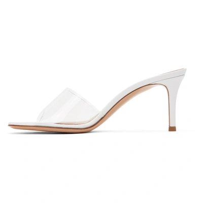 Shop Gianvito Rossi White Glass Heels In Trans/white