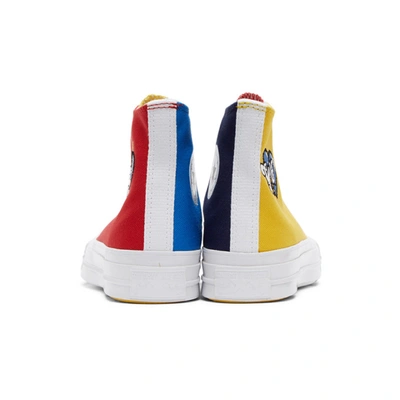 Shop Converse Multicolor Golf Le Fleur Edition Chuck 70 High Sneakers In Blue/ylw/rd