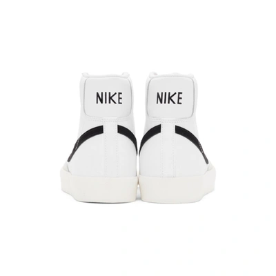 Shop Nike White Blazer Mid 77 Vintage Sneakers In 100 White
