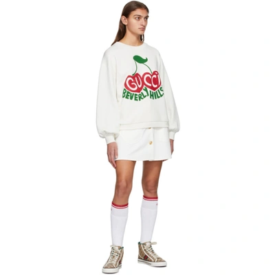 GUCCI 驼色 GUCCI TENNIS 1977 高帮运动鞋