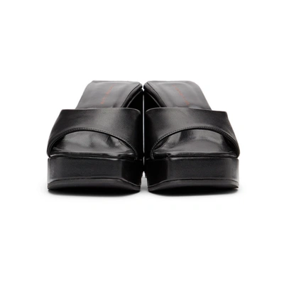 Shop Simon Miller Black Level Wedge Sandals