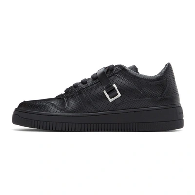 Shop Alyx Black Buckle Sneakers In Blk0001 Bla