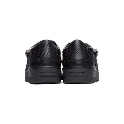 Shop Alyx Black Buckle Sneakers In Blk0001 Bla