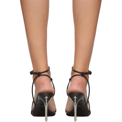 Shop Versace Black Antheia Heeled Sandals In D41oh Black