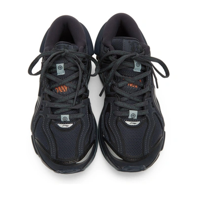 Shop Li-ning Black And Navy Sun Chaser Sneakers
