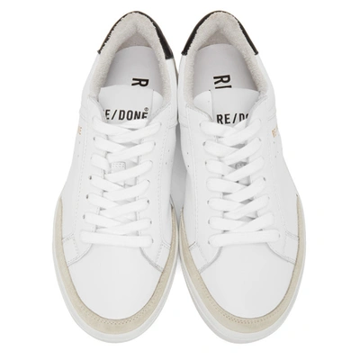 Shop Re/done White 90s Skate Sneakers