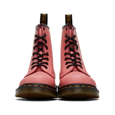 Shop Dr. Martens' Dr. Martens Pink 1460 Boots In Acid Pink