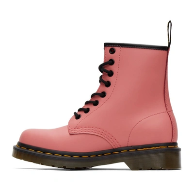 Shop Dr. Martens' Dr. Martens Pink 1460 Boots In Acid Pink